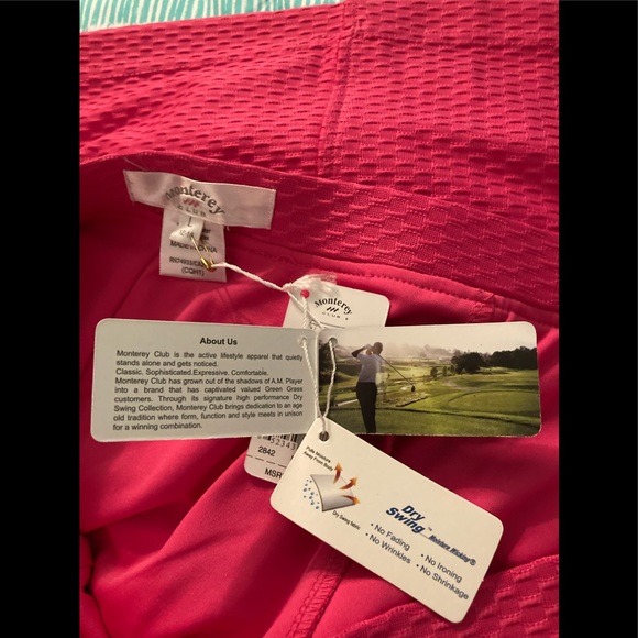 Monterey Club Dry Swing Moisture Wicking Golf Skort - Picture 9 of 11